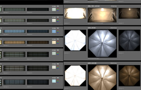 Photo Studio Light Plates HDRI vol 2.0 - 材質