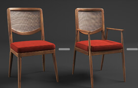 Rattan chair & armchair byNguyenMinhKhoa