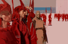 Artstation - Red Flag Process PSD Brushes - by Devin Korwin - brush  ?