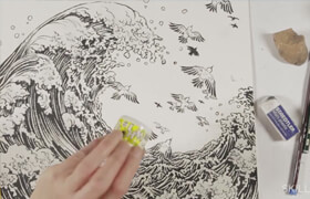 Yuko Shimizu - Ink Drawing Techniques Brush, Nib, and Pen Style