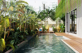 3D Exterior Pool House Scene 3dsmax Free Download by DiepNguyen  ?