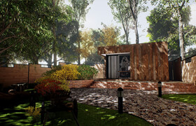 Gumroad - Unreal Archviz Exterior and Interior Tutorial The Garden Office    ?