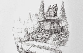 Skillshare - Pen Drawing for Beginners Permanency, Texture and Composition