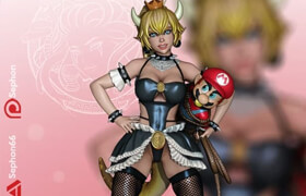 Studio3dprint - Bowsette - STL 3D print files