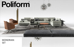 Set from Poliform Mondrain