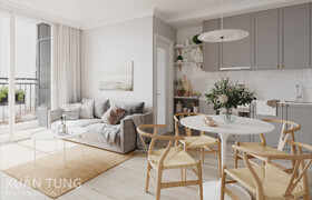 3D Interior Scenes File 3dsmax Model Scandinavian by Nguyen Xuan Tung  ?