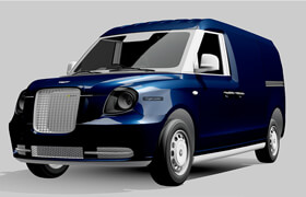 Car models from Sketchfab - levc vn5 cargocab 2022  ?