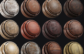 Arstation - Wood Smart Materials Collection [Vol 1-3] By Reyhaneh.frtn - 材質(zhì)