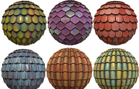 Artstation - 10 Roof Smart Materials - 材質(zhì)貼圖