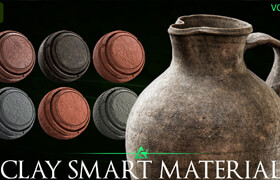 Artstation - High-Detail Clay Smart Material - 材質貼圖