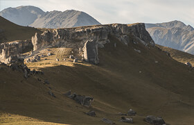 PhotoBash - Rocky Hillside