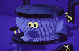 Domestika - Playful Animated Character Design with Cinema 4D