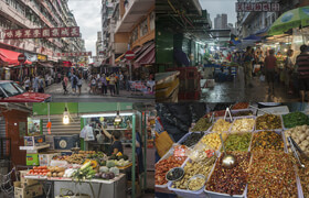Photobash - Asian Market - 參考照片