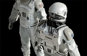 CG Trader - SPACESUIT Interstellar 3D model (Vray, Corona)