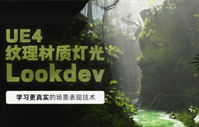 【正版】【大師】UE4寫實(shí)自然場(chǎng)景紋理材質(zhì)燈光lookdev制作流程教學(xué)【英音中字】