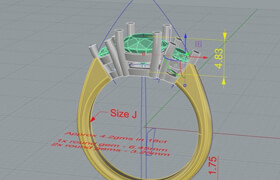 Udemy - Introduction to Jewellery CAD with Rhino 3D by Aaron Clark