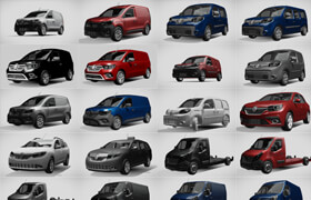 51輛雷諾Renault 品牌的汽車模型合集