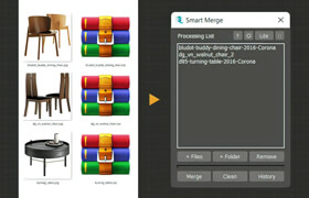 Smart Merge - 3Ds Max 模型導入合并插件