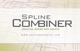SplineCombiner - 3dsMax 樣條線編輯運算插件