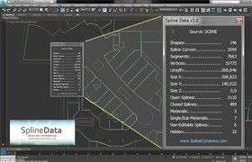 SplineData - 3ds Max 樣條曲線信息工具