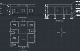 Udemy - Civil Engineering BUILDING Drawing AutoCAD Mastery from ZERO