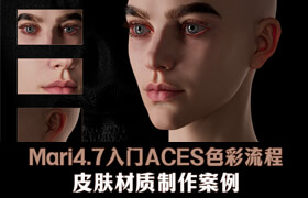 【正版】Mari4.7入門-ACES色彩流程皮膚材質(zhì)制作案例