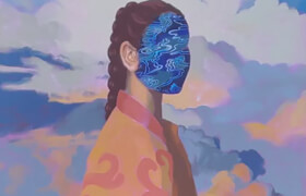Skillshare - 像素繪畫 - 在Procreate中創建超現實的數字油畫肖像教程