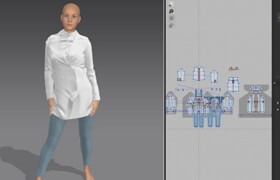 Udemy - Marvelous Designer 服裝建模模擬教程