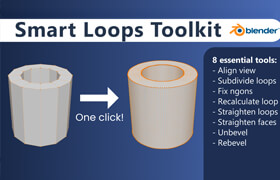 Smart Loops Toolkit - Blender 細分物體插件