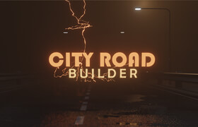 City Road Builder Pro - Blender 道路系統(tǒng)創(chuàng)建插件