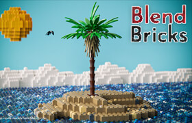 Blendbricks - Blender 樂高積木效果插件