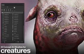 Artstation - 32 brushes for Concept Art - ps筆刷  ?