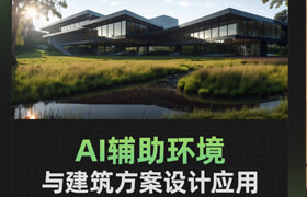 【正版】AI繪圖在景觀/建筑/室內方案設計中的應用