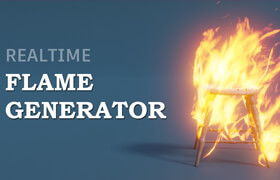 Realtime Flame Generator - Blender 實時動畫火焰生成器