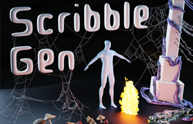 ScribbleGen - Blender 涂鴉建模工具