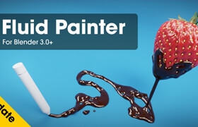 Fluid Painter - Blender 流體繪制插件