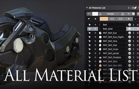 All Material List -Blender場景數(shù)據(jù)統(tǒng)計顯示組件