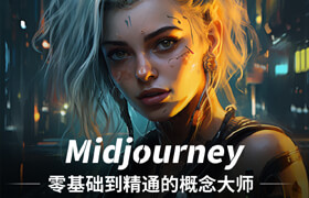 【正版】【大師】Midjourney零基礎(chǔ)到精通的概念大師【電影/漫畫/CG/寫實 /商標(biāo) /游戲等】