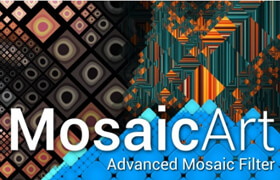 MosaicArt - After Effects 高級馬賽克和瓷磚效果濾鏡