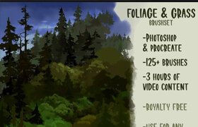 Free Foliage & Grass Brushset (PhotoshopProcreate)  ?