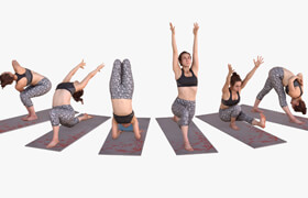 Human Engine - Yoga 004 Bundle (max, fbx)