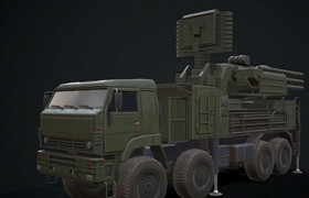 Pantsir-S2 self-propelled anti-aircraft missile and gun system - 3dmodel  ?