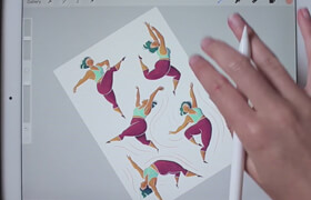 Skillshare 系列的10部Procreate插畫手繪教程合集