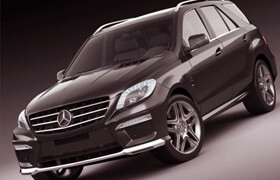 Turbosquid - Mercedes ML63 AMG