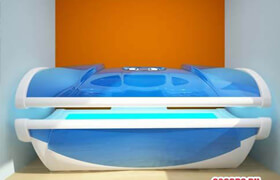 日光浴室三維模型