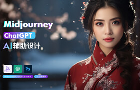 【正版】Midjourney+ChatGPT多場景高階商業應用案例