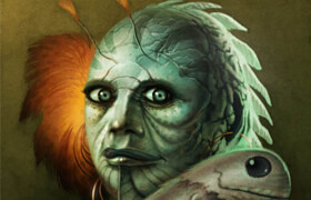 Pierre Droal 繪制奇幻生物半身像教程