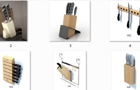 廚房刀具模型