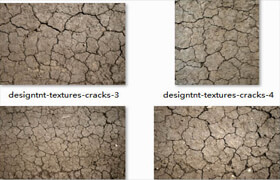 designtnt龜裂的土地貼圖紋理合集