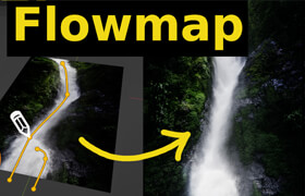 Procedural Flowmap - Blender中將靜態貼圖流動起來的插件